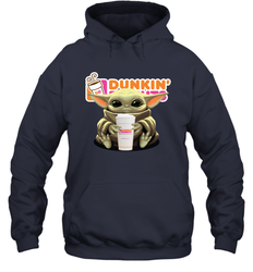 Baby Yoda Hugs Dunkin' Donuts Cup Star Wars Shirts Hoodie - PrimaryTee