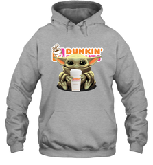 Baby Yoda Hugs Dunkin' Donuts Cup Star Wars Shirts Hoodie - PrimaryTee