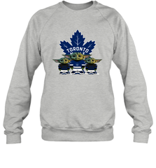 Toronto Maple Leafs Star Wars Logo Baby Yoda Sweatshirt - PrimaryTee