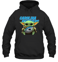 Baby Yoda Loves The Carolina Panthers Star Wars NFL Shirts Hoodie - PrimaryTee