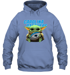 Baby Yoda Loves The Carolina Panthers Star Wars NFL Shirts Hoodie - PrimaryTee