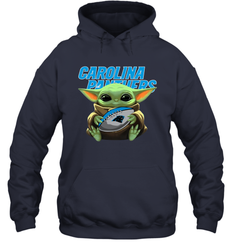 Baby Yoda Loves The Carolina Panthers Star Wars NFL Shirts Hoodie - PrimaryTee