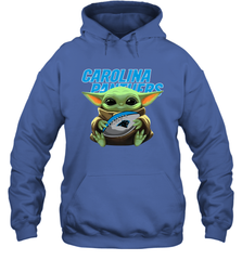 Baby Yoda Loves The Carolina Panthers Star Wars NFL Shirts Hoodie - PrimaryTee