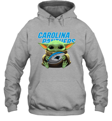Baby Yoda Loves The Carolina Panthers Star Wars NFL Shirts Hoodie - PrimaryTee