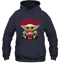 Baby Yoda Hugs Dr Pepper Can Star Wars Shirts Hoodie - PrimaryTee