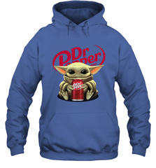 Baby Yoda Hugs Dr Pepper Can Star Wars Shirts Hoodie - PrimaryTee