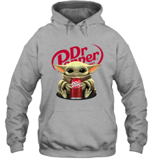 Baby Yoda Hugs Dr Pepper Can Star Wars Shirts Hoodie - PrimaryTee