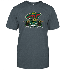 Minnesota Wild Star Wars Logo Baby Yoda Men's T-Shirt - PrimaryTee
