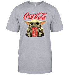 Baby Yoda Hugs Coca Cola Can Star Wars Shirts Men's T-Shirt - PrimaryTee