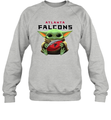 Baby Yoda Loves The Atlanta Falcons Star Wars NFL Shirts Sweatshirt - PrimaryTee