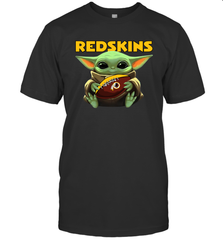 Baby Yoda Loves The Washington Redskins Star Wars NFL Shirts Men's T-Shirt - PrimaryTee