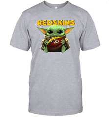Baby Yoda Loves The Washington Redskins Star Wars NFL Shirts Men's T-Shirt - PrimaryTee