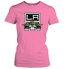 Los Angeles Kings Star Wars Logo Baby Yoda Women's T-Shirt - PrimaryTee