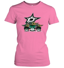 Dallas Stars Star Wars Logo Baby Yoda Women's T-Shirt - PrimaryTee