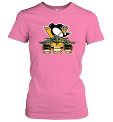 Pittsburgh Penguins Star Wars Logo Baby Yoda Women's T-Shirt - PrimaryTee