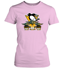 Pittsburgh Penguins Star Wars Logo Baby Yoda Women's T-Shirt - PrimaryTee