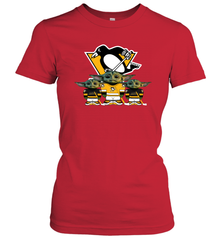 Pittsburgh Penguins Star Wars Logo Baby Yoda Women's T-Shirt - PrimaryTee
