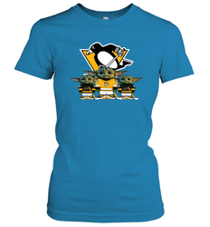 Pittsburgh Penguins Star Wars Logo Baby Yoda Women's T-Shirt - PrimaryTee
