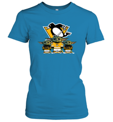 Pittsburgh Penguins Star Wars Logo Baby Yoda Women's T-Shirt - PrimaryTee