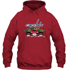 Washington Capitals Star Wars Logo Baby Yoda Hoodie - PrimaryTee