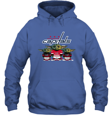 Washington Capitals Star Wars Logo Baby Yoda Hoodie - PrimaryTee