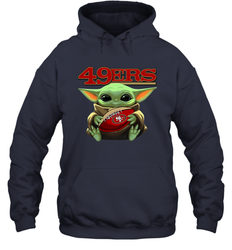 Baby Yoda Loves The San Francisco 49ers Star Wars NFL Shirts Hoodie - PrimaryTee