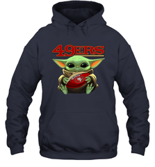 Baby Yoda Loves The San Francisco 49ers Star Wars NFL Shirts Hoodie - PrimaryTee