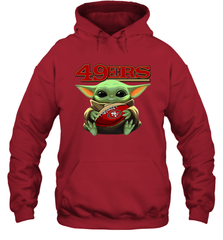 Baby Yoda Loves The San Francisco 49ers Star Wars NFL Shirts Hoodie - PrimaryTee