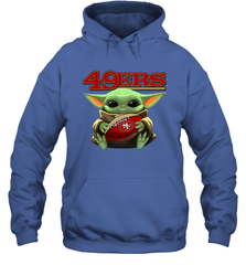 Baby Yoda Loves The San Francisco 49ers Star Wars NFL Shirts Hoodie - PrimaryTee