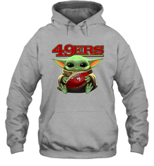 Baby Yoda Loves The San Francisco 49ers Star Wars NFL Shirts Hoodie - PrimaryTee