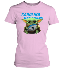 Baby Yoda Loves The Carolina Panthers Star Wars NFL Shirts Women's T-Shirt - PrimaryTee