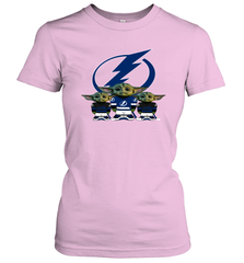 Tampa Bay Lightning Star Wars Logo Baby Yoda Women's T-Shirt - PrimaryTee