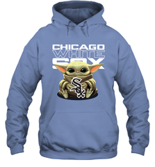 Baby Yoda Hugs The Chicago White Sox Shirts Hoodie - PrimaryTee