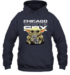 Baby Yoda Hugs The Chicago White Sox Shirts Hoodie - PrimaryTee