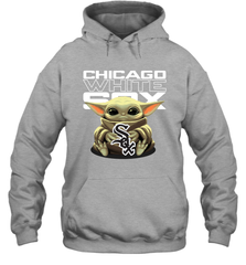 Baby Yoda Hugs The Chicago White Sox Shirts Hoodie - PrimaryTee