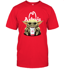 Baby Yoda Hugs Arbys Cup Star Wars Shirts Men's T-Shirt - PrimaryTee